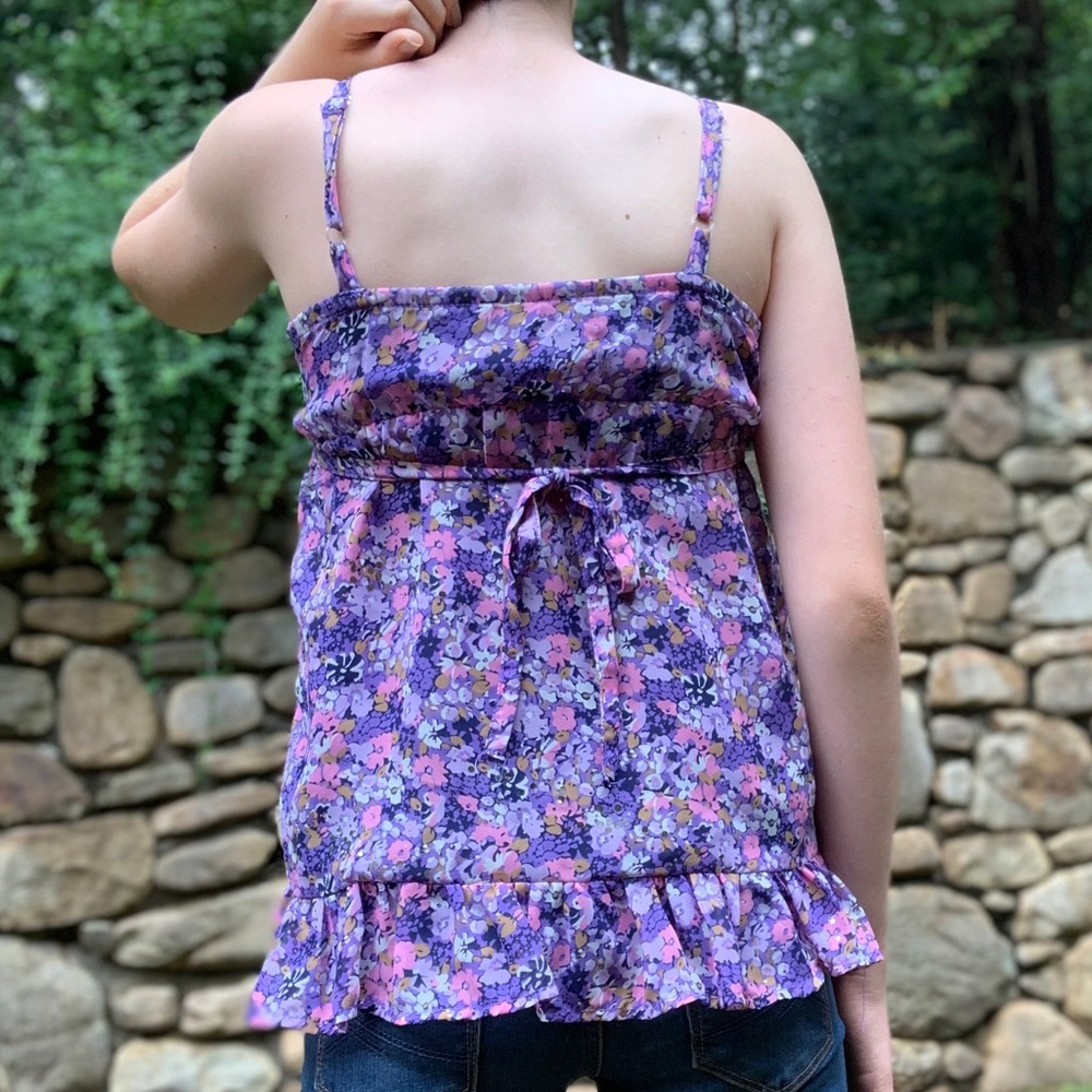 Girls Justice Peplum Tank